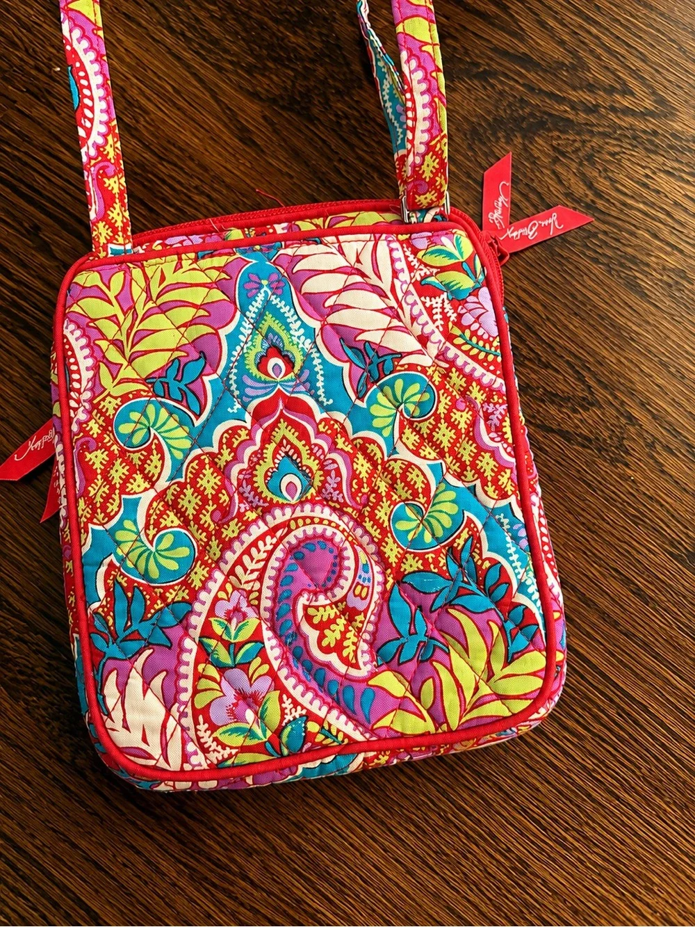 Vera Bradley Mini Hipster Crossbody Paisley in Paradise Retired Floral Bag